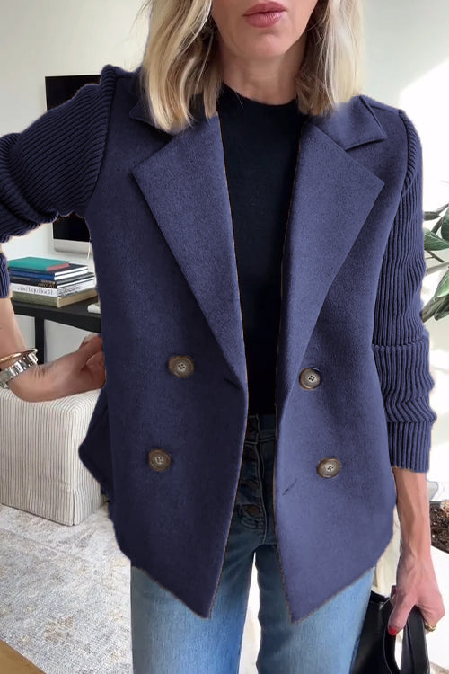 Manteau Sasha Femme Col Revers Détail Boutonnage – Valenne