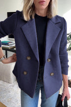Manteau Sasha Col Revers Détail Boutonnage – Valenne