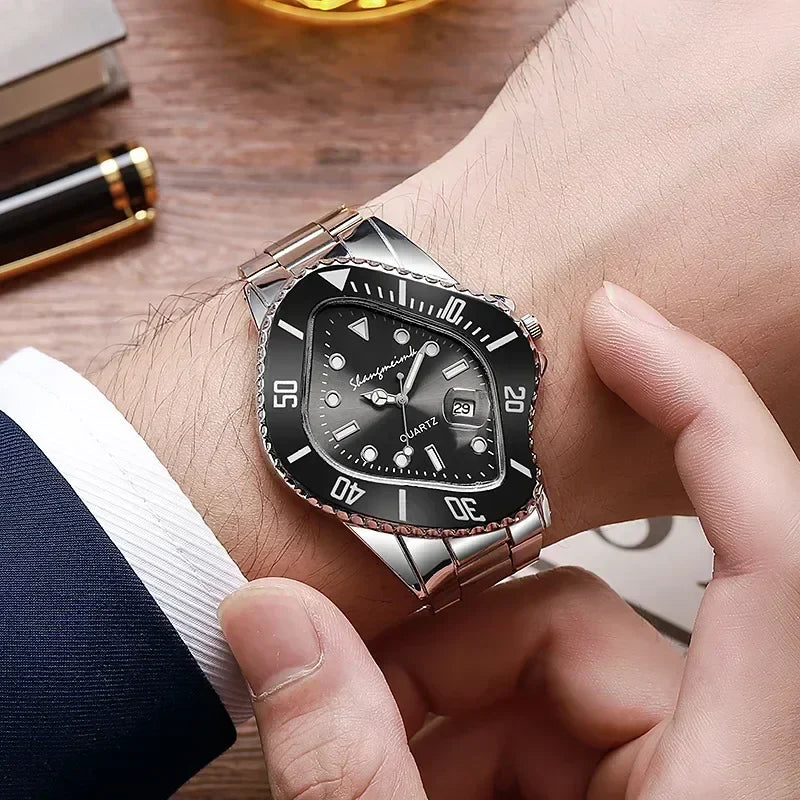 Montre design surréaliste – vue de dos
