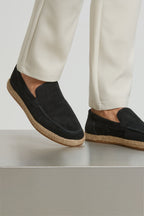 Loafer espadrille jute – détail semelle caoutchouc