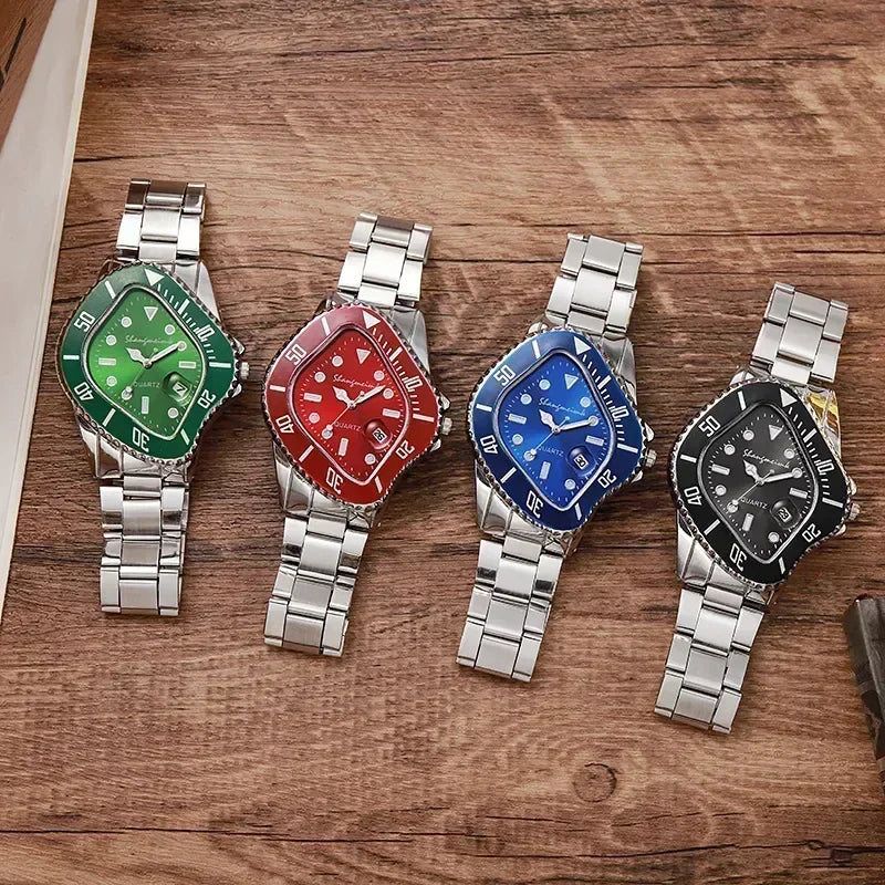 Montre Dali cadran déformé – vue latérale