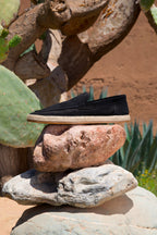 Mocassins daim jute homme – vue complète lifestyle Valenne