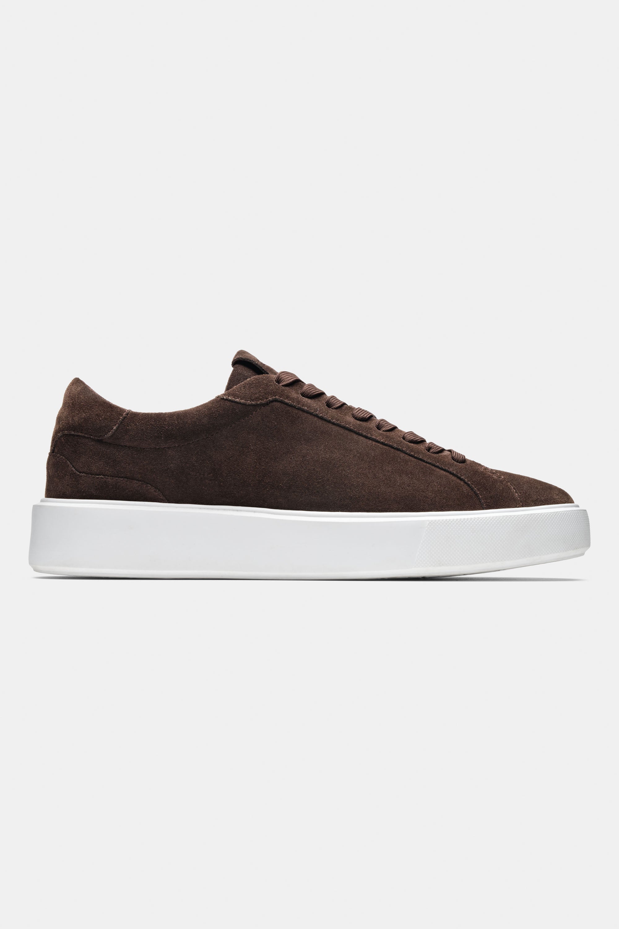 Sneakers homme daim brun foncé – trainer suède premium