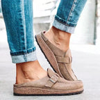 Slip-on orthopédique daim – vue complète lifestyle confort Valenne