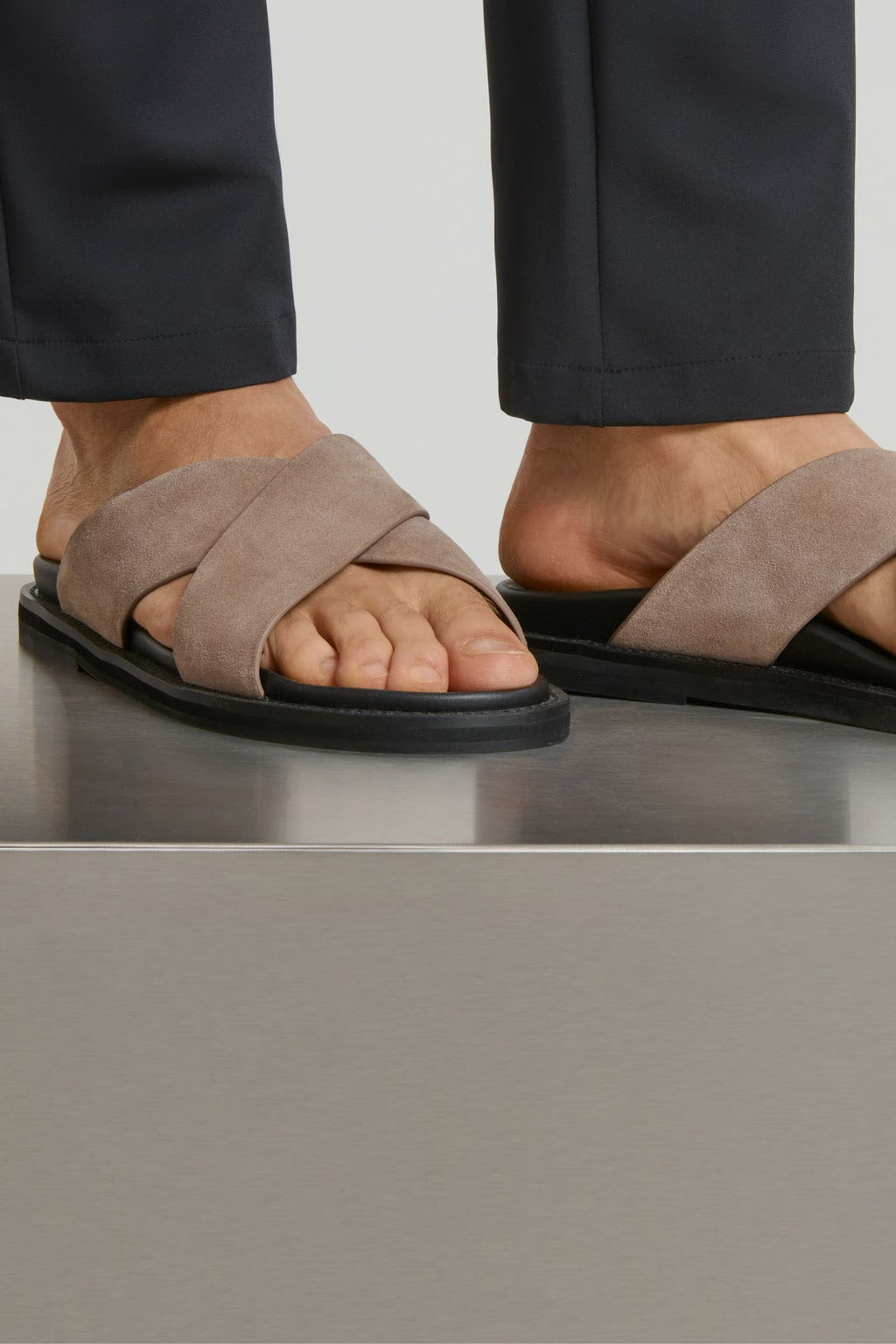 Stefano Sandals – vue de dos semelle caoutchouc légère