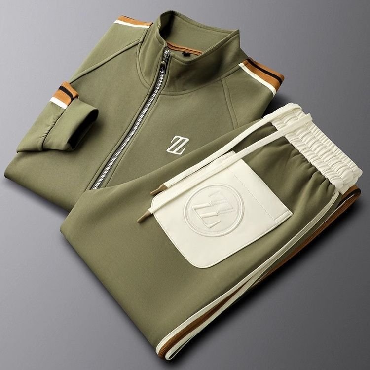 Survêtement Homme Wolfgang Vert Olive Lifestyle – Valenne