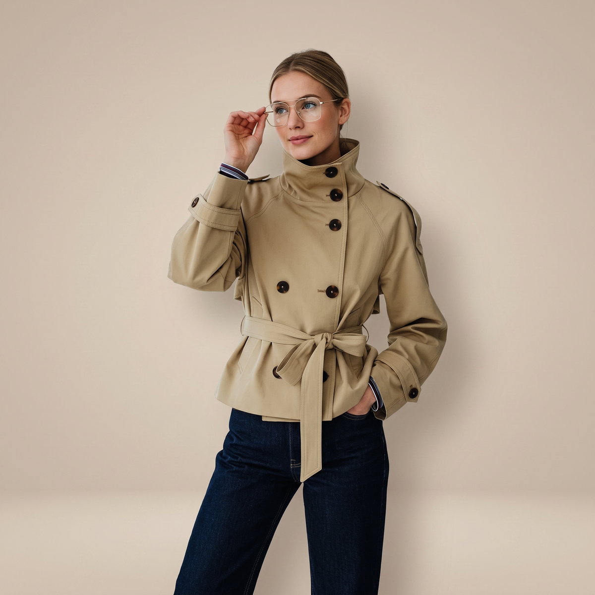 Trench Ursula Bordeaux Double Boutonnage – Valenne