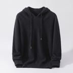 Hoodie Cachemire Homme William Noir – Valenne