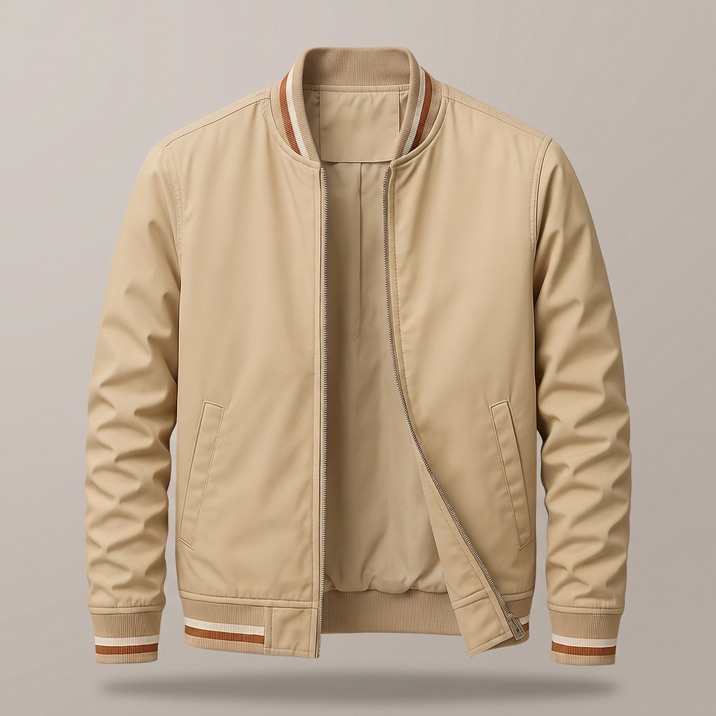 Veste Bomber Louie Beige – Valenne