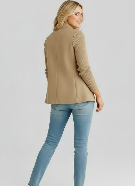 Valenne – Blazer en maille douce