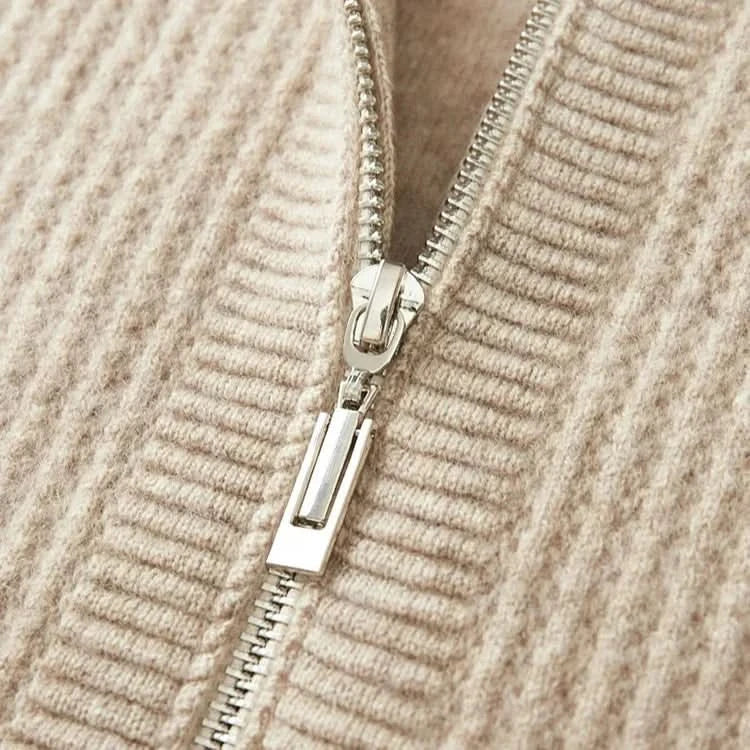 Hoodie Noah Cachemire Détail Zip – Valenne