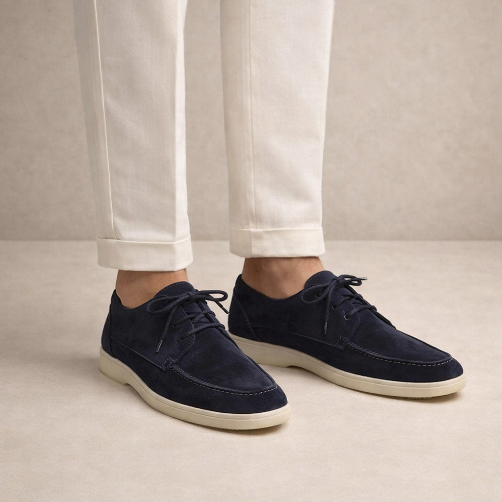 Loafers Suède Homme Noir – Valenne