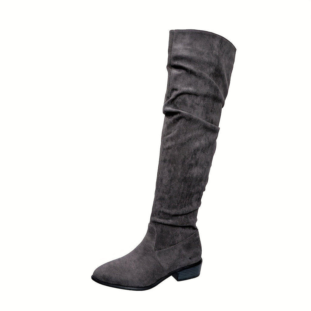 Bottes Genoux Jolie Détail Semelle – Valenne