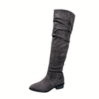 Bottes Genoux Jolie Détail Semelle – Valenne