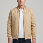 Veste Bomber Homme Louie Blanc Moderne – Valenne