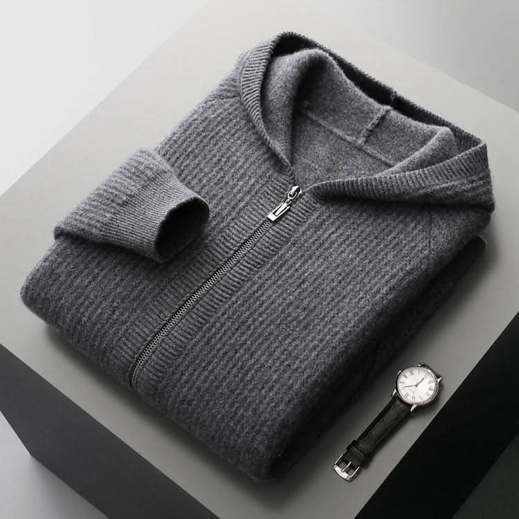 Hoodie Noah Gris Foncé Profil – Valenne