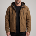 Veste Bomber Homme Connor Marron Robuste – Valenne
