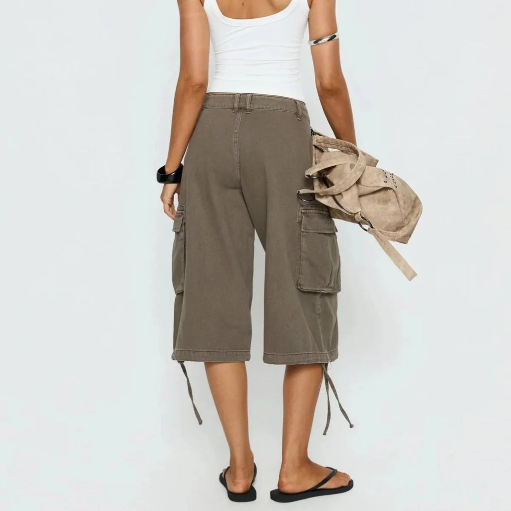 Short Cargo Femme Détail Cordon – Valenne