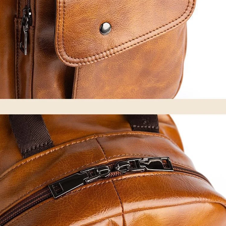 Sac Cuir Jase Revival Grain Clair – Valenne
