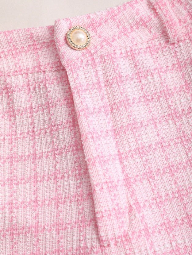 Ensemble Femme Rose 2 Pièces – Gilet Sans Manches & Pantalon Slim, Tenue Élégante Été Style Européen