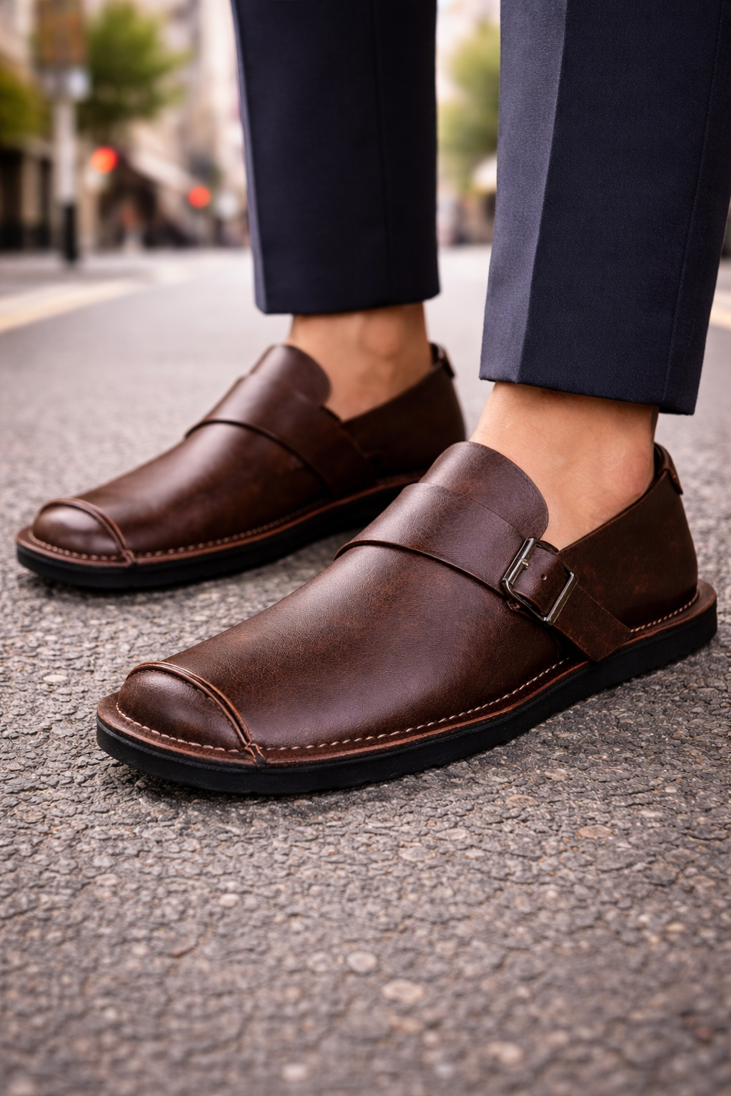 Mocassins cuir homme Revolve – vue latérale