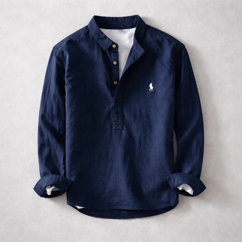 Chemise homme été lin premium