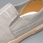 Détail construction slip-on canvas – semelle EVA flexible et respirante