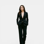 Ensemble Tailleur Femme Noir Élégant – Valenne