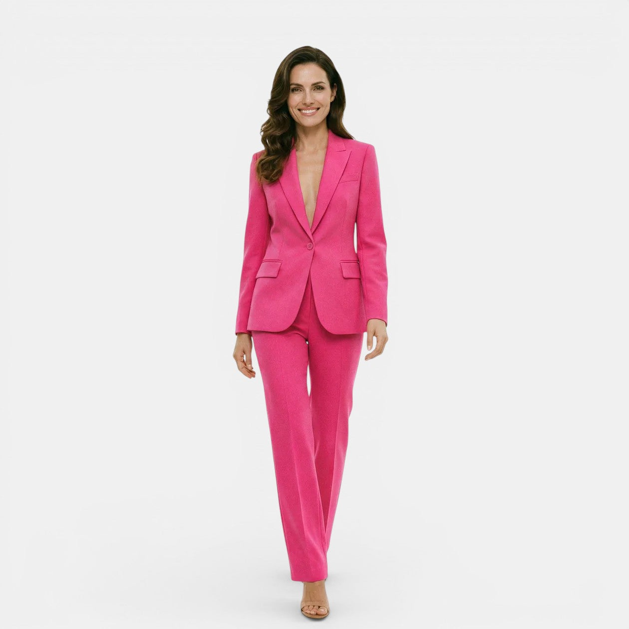 Ensemble Tailleur Femme Rose Vif – Valenne