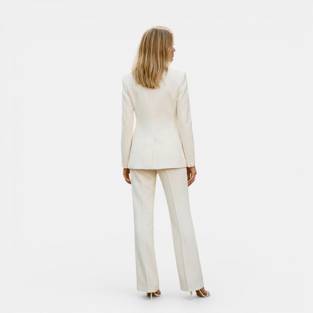 Ensemble Tailleur Femme Beige – Valenne