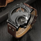 Montre Armada Homme Marron Gravé – Valenne