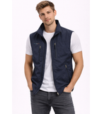 Bodywarmer Homme Gris Zip Poches – Valenne