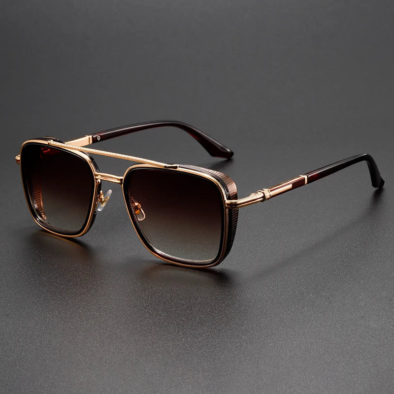 Lunettes double pont métal modernes