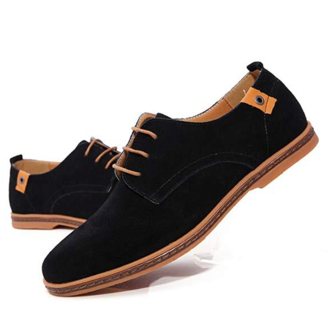 Derby Suède Homme Détail Lacets – Valenne
