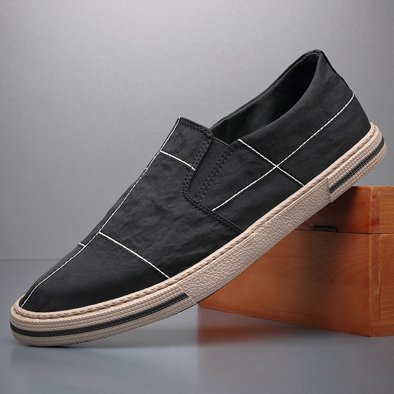 Mondrian Canvas Slip-On homme – vue latérale droite