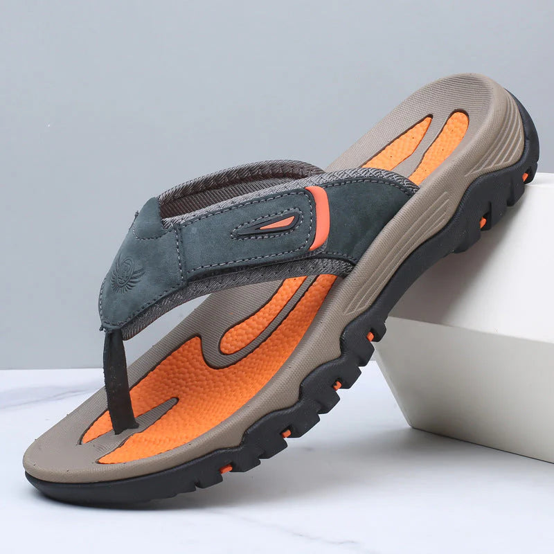 Sandales cuir homme été – détail sangle