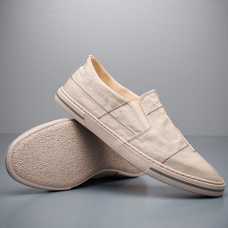 Mondrian Slip-On canvas – paire complète vue du dessus