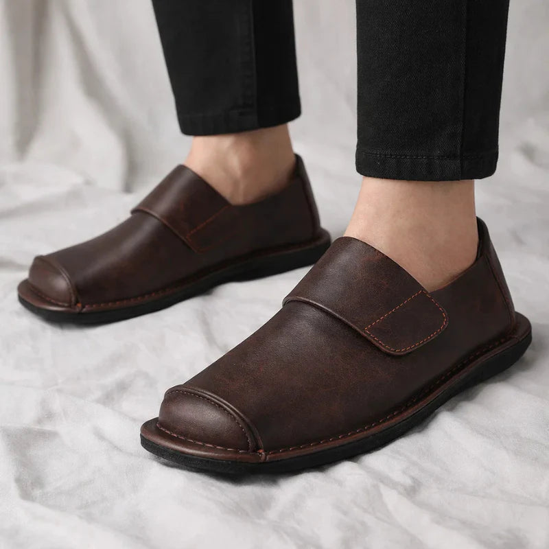 Mocassins en cuir véritable Mayfair homme