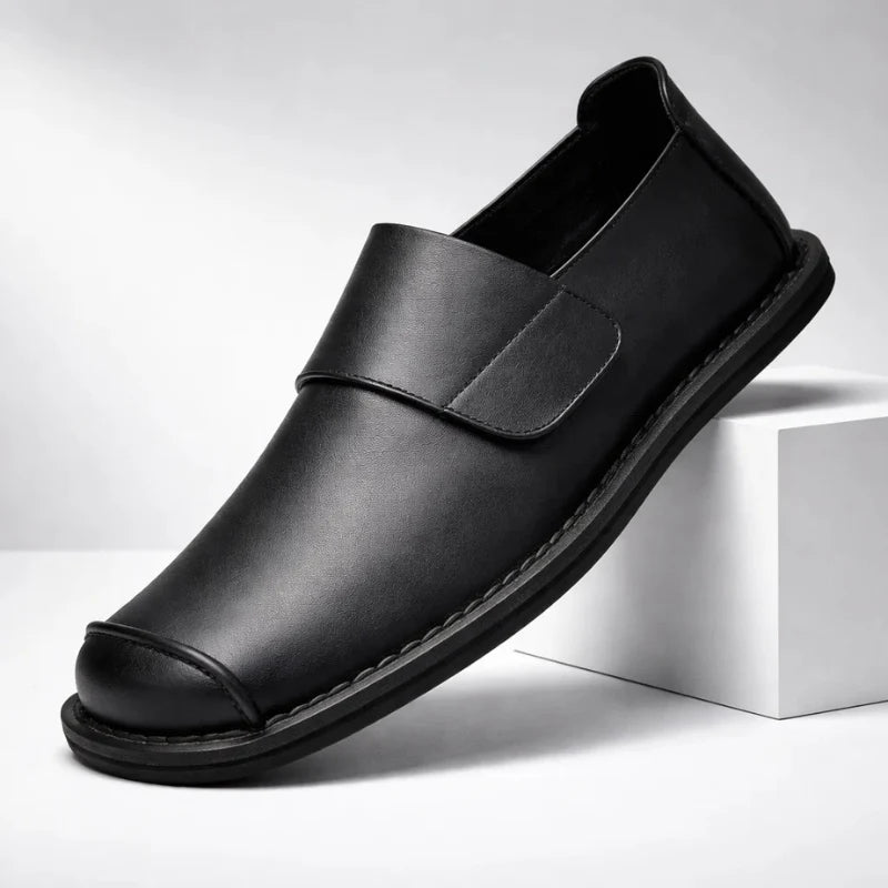 Mocassins homme bride croisée