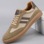 Sneakers daim kaki homme – vue latérale Henley