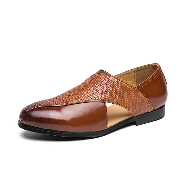 Chaussures mocassins homme cuir – vue complète