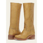 Bottes femme jusqu’au genou style cowboy