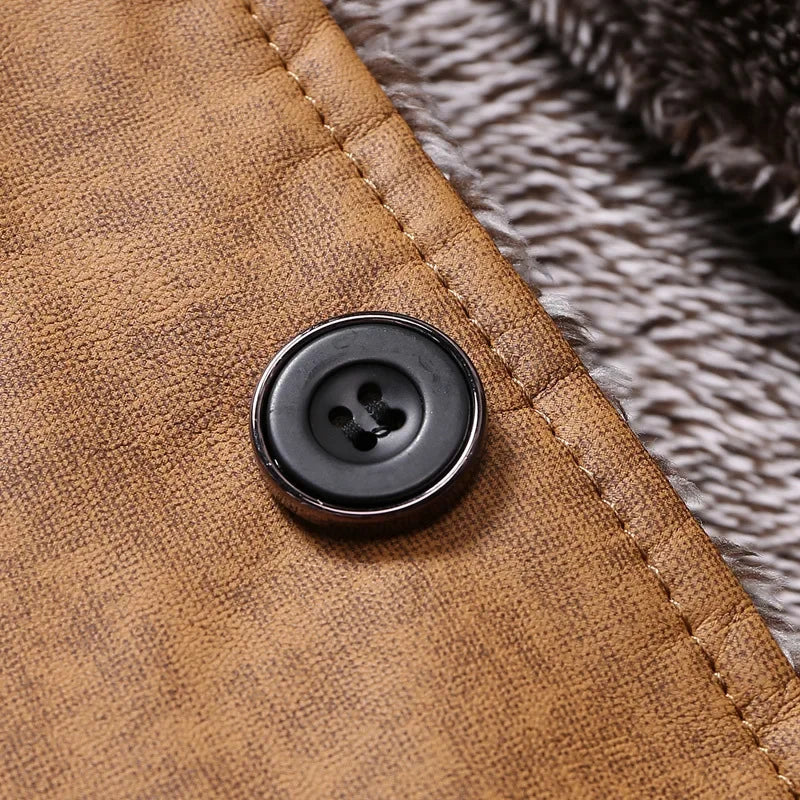 Overcoat Suède Trenton Vue Face – Valenne
