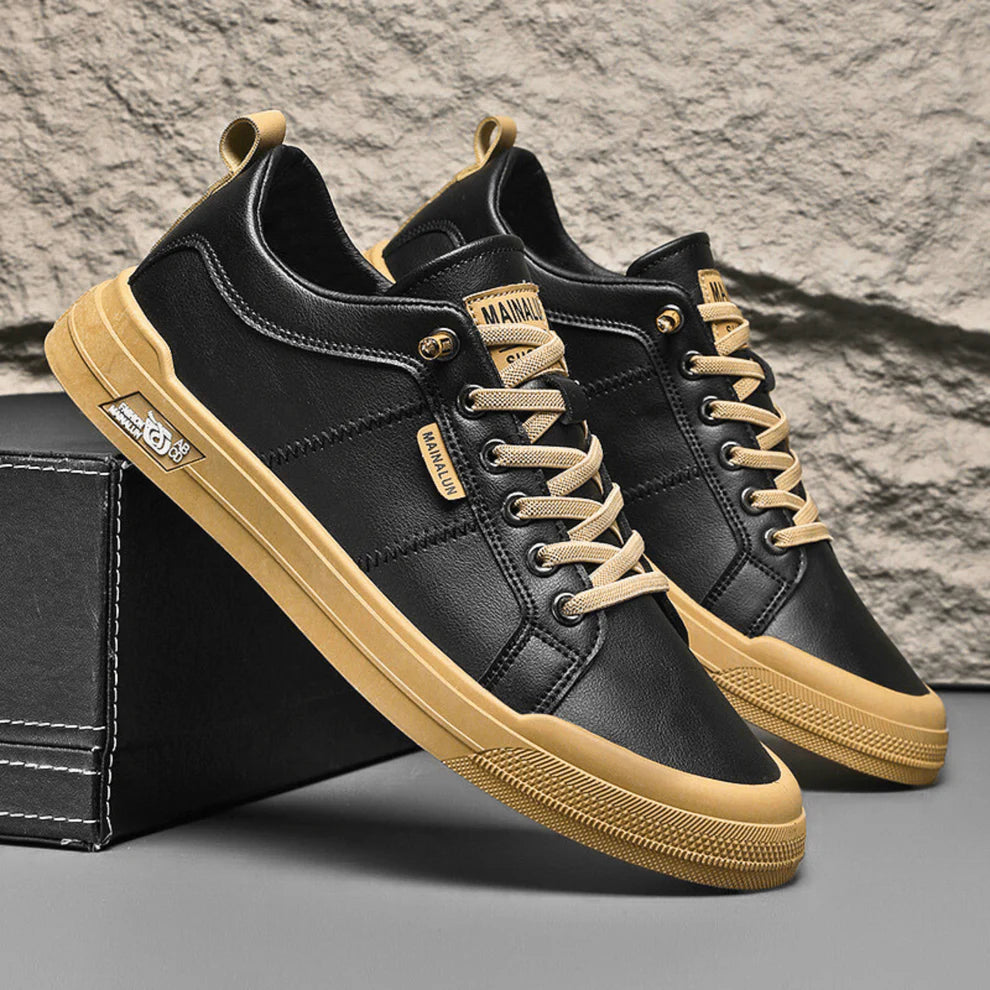 Sneakers homme cuir premium low-top