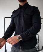 Overshirt Homme Noir – Valenne
