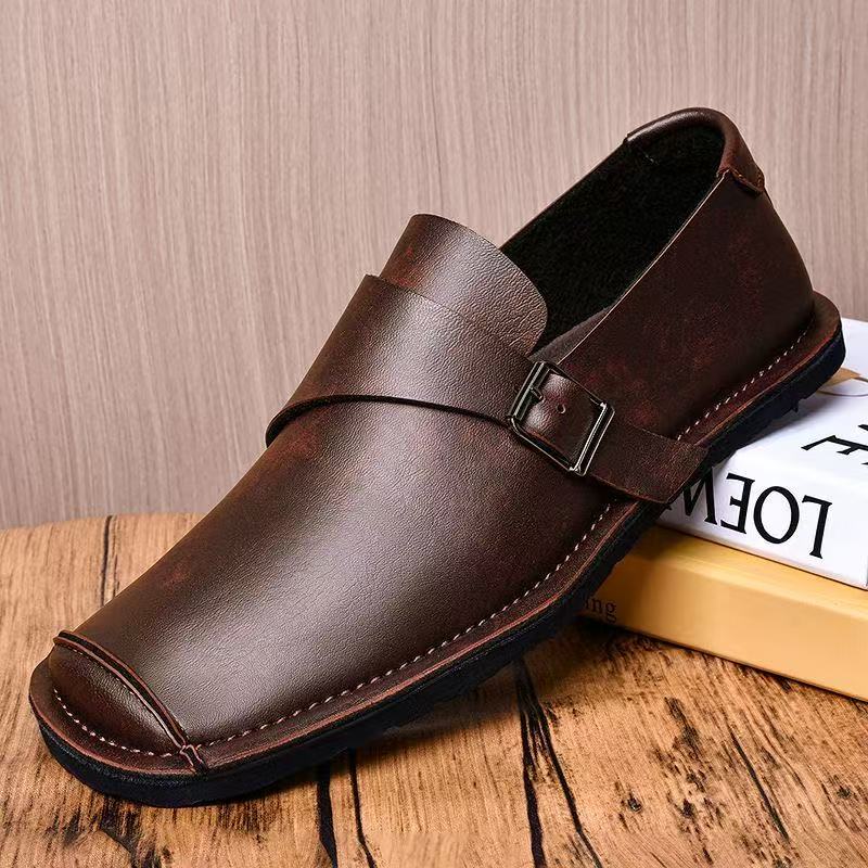Mocassins Revolve homme cuir – vue de face