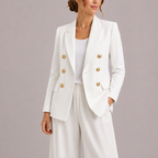 Blazer Double Boutonnage Femme Vue Arrière – Valenne