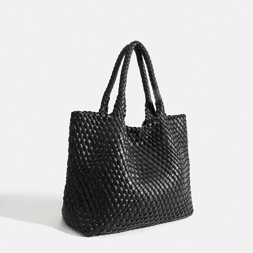 Sac Tote Tressé Femme Vert – Valenne