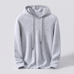 Hoodie William Gris Cachemire Luxe – Valenne
