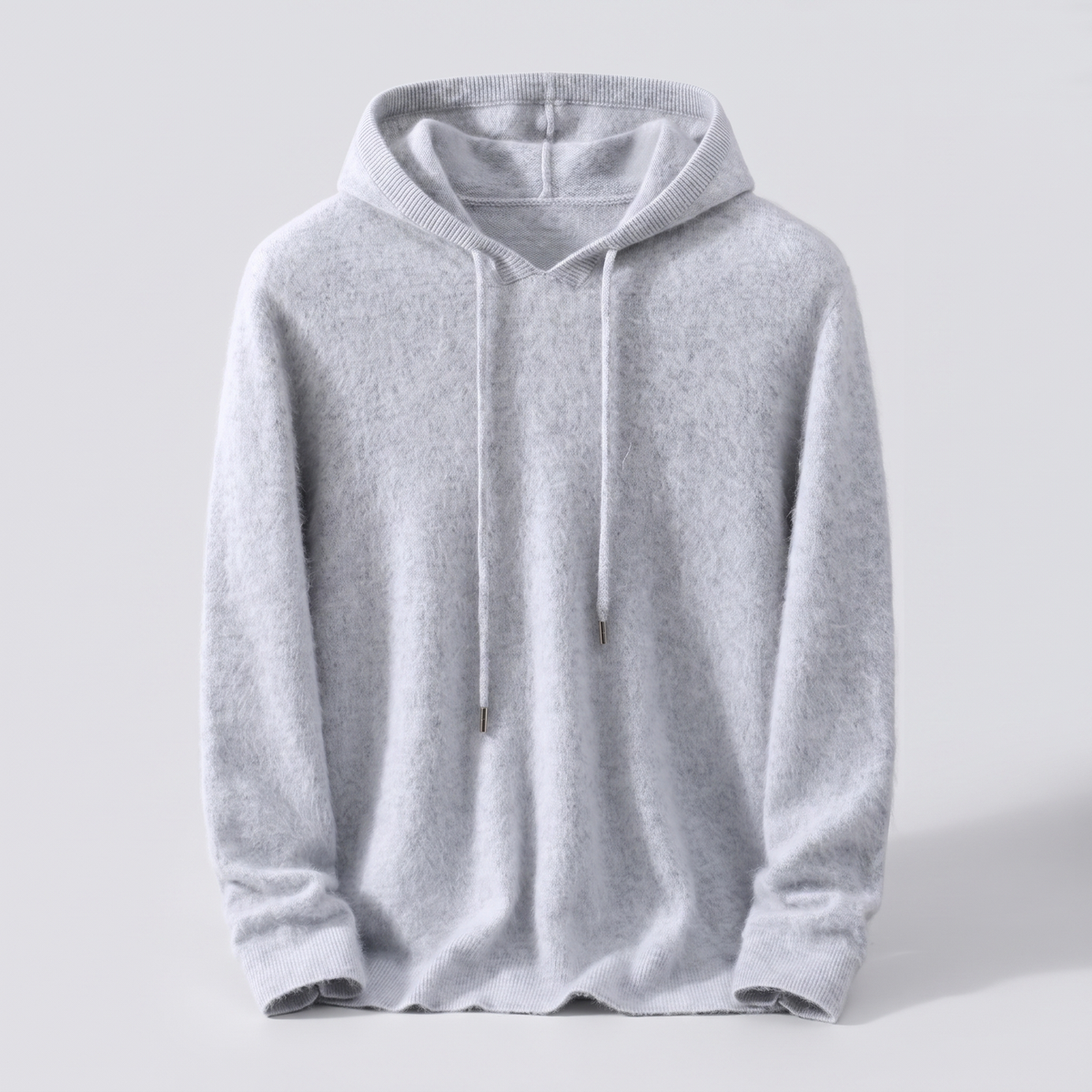 Hoodie William Gris Cachemire Luxe – Valenne
